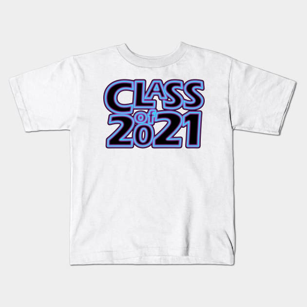 Grad Class of 2021 Kids T-Shirt by gkillerb